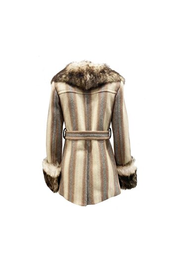 Marc Jacobs Marc Jacobs Fur Trim Coat
