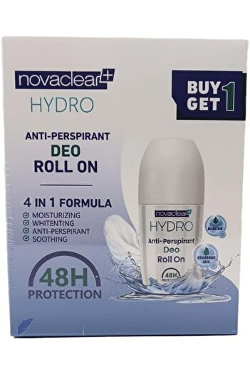 Novaclear Hydro Anti-Perspirant Deo Roll on (Buy 1, Get 1)