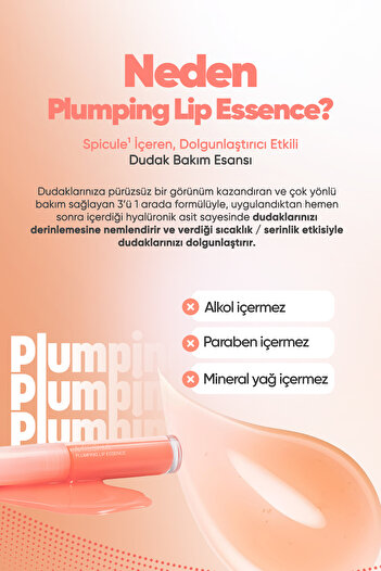 Missha Dolgunlaştırıcı Etkili Dudak Bakım Esansı Plumping Lip Essence (No.1 Hot)