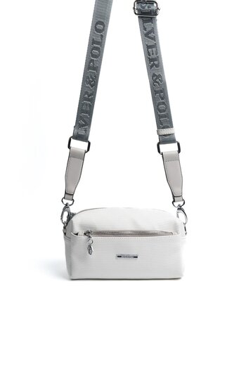 Silver Polo Silver & Polo White - A.grey SP1142 Geantă de damă