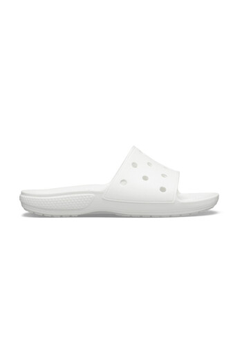 Crocs Classic Slide Iconic Comfort Slippers - White