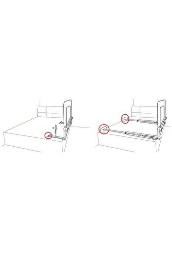 ideal STORE Safe Guard idealSTORE Crib Protection Barrier, Dimensions 150 x 35 x 66 cm, Includes Seat Belts