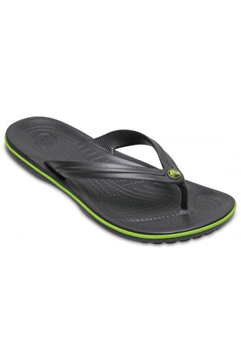 Crocs Crocband Flip - Graphite/Volt Green