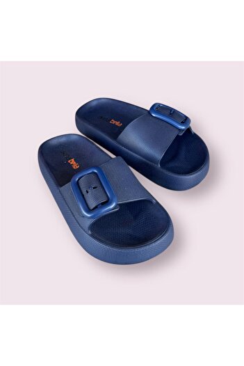 AkınalBella Women's Single Buckle Ultrasoft Sole Soft Beach Pool Daily Home Slippers