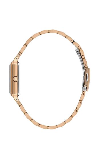 Daniel Klein Rectangular Rose Case Vintage Model Women's Rose Metal Cord Wristwatch
