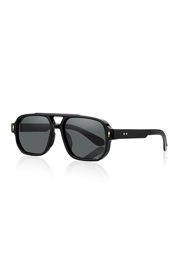 Kinary New Pilot Style Unisex Sunglasses with Uv400 Protection Black Model 1086