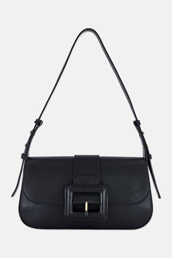 Bally Women Plain Jadha Shoulder Bag, Black