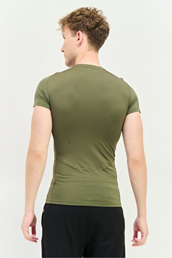 adidas Men Sportswear Fit Short Sleeves Training T-Shirt, Olive