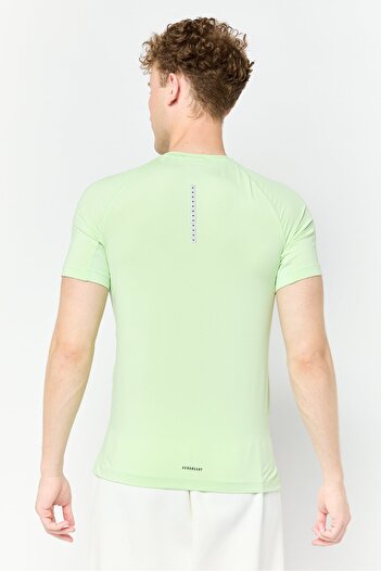 adidas Men Sportswear Fit Short Sleeve Training T-Shirt, Mint Green