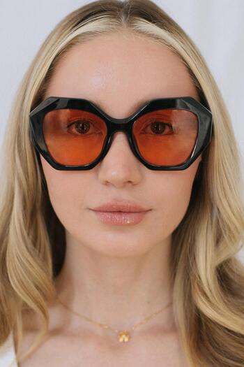 Bilge Karga Asuna Black Orange Sunglasses