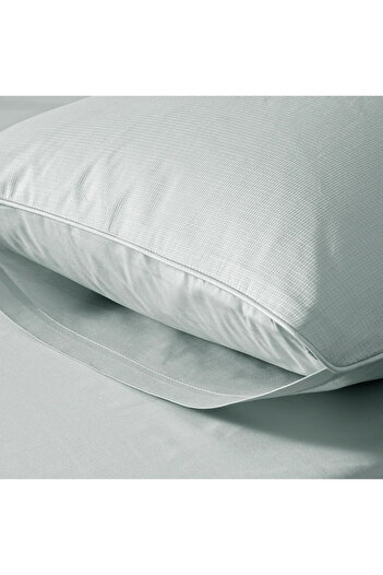 Penelope %100 Pamuk Percale Nevresim Seti 200x220 cm Mavi - Pure Serisi