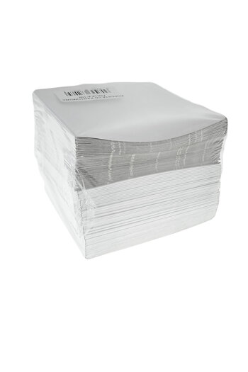 Omega Set 100 plicuri protectie CD/DVD/Blu-Ray, din carton, personalizabile, fara clapeta, Omega 67207