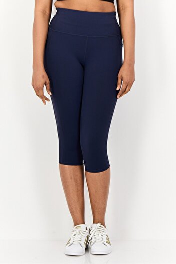 SKECHERS Women Sportswear Fit Outdoor Capri Leggings , Navy