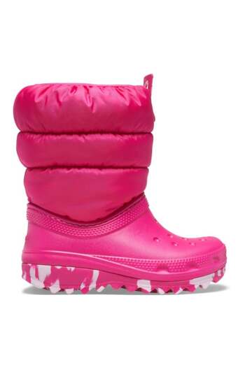 Crocs Classic Neo Puff Boot Kids - Candy Pink