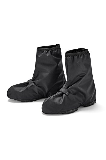 Tchibo Men Windproof And Waterproof Rain Overshoes, Black