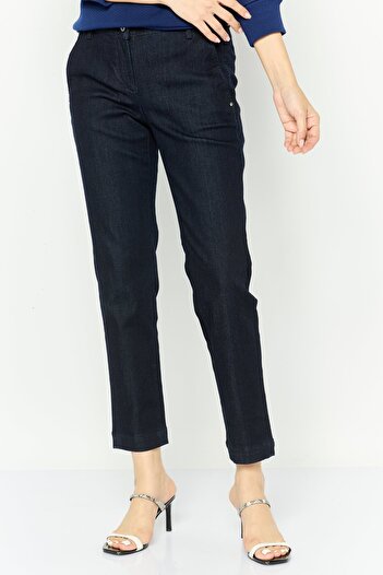 Karl Lagerfeld Women Regular Fit Stretchable Jeans, Denim Blue