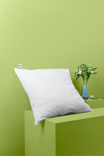 Tchibo Irisette Solid Pillow, White