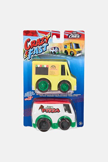 Little Tikes 2 Pieces Crazy Fast Cars Series Dine Dashers, Multicolor