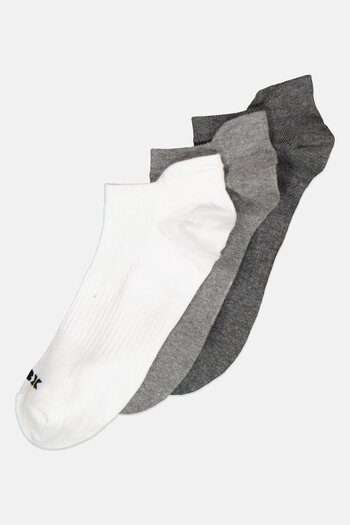 RBX Men 3 Pairs Brand Logo Running Socks, Multicolor