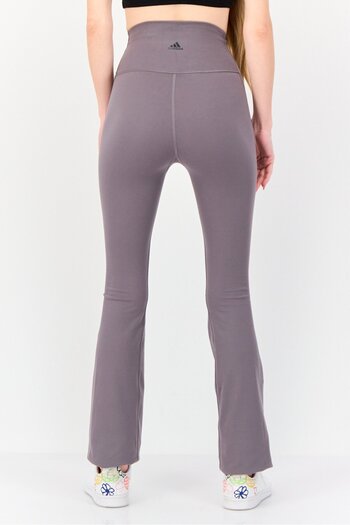 adidas Women Tight Fit Pull On Training Leggings, Grey