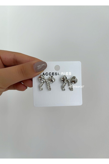 aksesuaris Minimal Bow Earrings