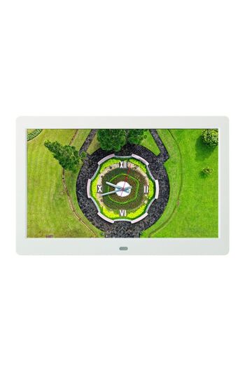 ARMY STORE Digital photo frame, 10 inch, slim, IPS, White