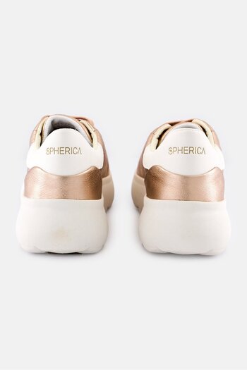 Geox Women Spherica Ecub Lace Up Sneakers, Rose Gold