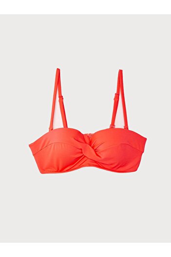LC Waikiki Unpadded Patterned Raschel Fabric Bikini Top