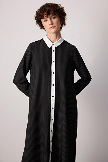 Touché Privé STRIPED SHIRT DRESS
