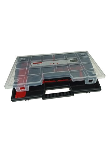 OEM Portable organizer with handle, 20 compartments with removable dividers, 290x195x35mm