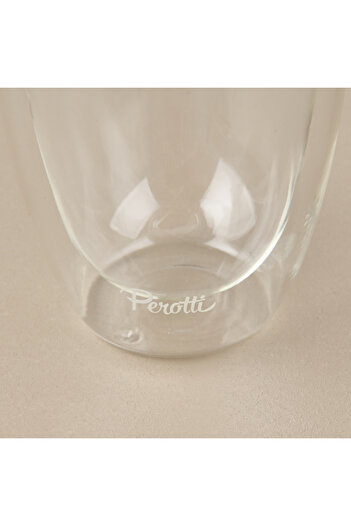 Perotti Double Wall Latte Glass - Transparent - 450 ml