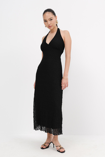 Addax Halter Neck Long Dress E17401