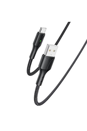 Yesido Type-C Data Cable 2.4A, 480Mbps, 1.2m, Yesido (CA97), Black