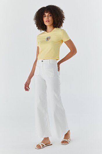 Shopping Shop Wide Leg Pantolon EKRU
