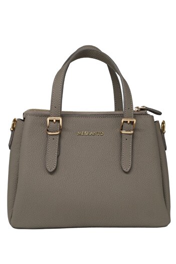 Meskanto Monaco Genuine Leather Hand and Shoulder Bag with Strap