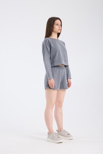 LETOON Ltn-G202 Long Sleeve T-Shirt Shorts Set