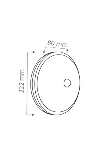 Horoz 071-014-0020 BOLKAR-20 Led Sensörlü Duvar Armatürü 20W | Beyaz Kasa - Beyaz Işık