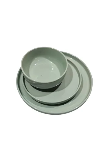 OEM 12-piece dinner service set, Green