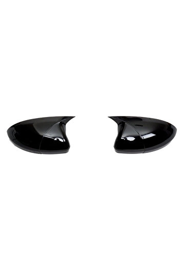 ideal STORE Set 2 Capace Oglinzi tip BATMAN idealSTORE pentru Renault Talisman 2015->, culoare Piano Black - Neg