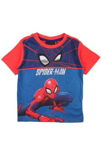 SPIDERMAN Children's t-shirt 100% cotton, multicolor, Happy, Spiderman