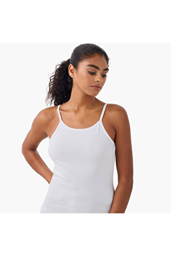 FAV Set of 2 - Scoop Neck Camisole with Spaghetti Straps