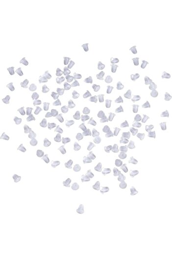OEM WELUOT - Set of 100 hypoallergenic silicone ear plugs, 6x5 mm,