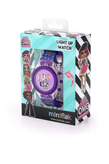 MiniFlak Lol Surprise! Licensed Omg7001 Purple Light Children's Watch