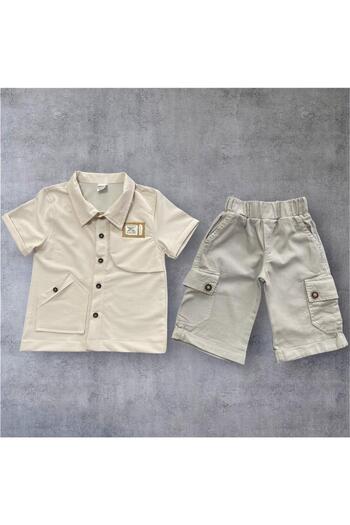 BİGÜMEX Boys' Summer Suit with Shorts