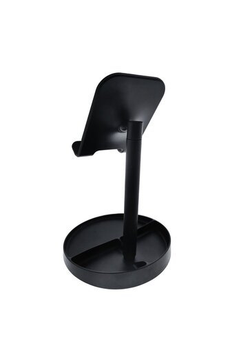 Xo Universal desktop holder, XO-C42 86730 Desktop Holder, metal, with mirror, black