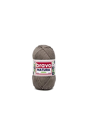 Bravo Natura 100% Κοτόνι Νήματα 100 γραμμάρια 200 μέτρα (Κωδικός χρώματος: 303) Μπεζ