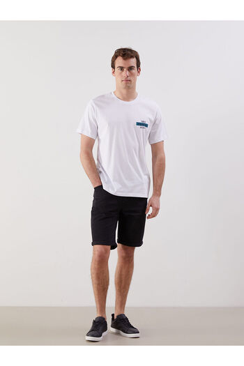 LC Waikiki Crew Neck Printed Combed Cotton Men's T-Shirt