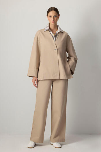 Touché Privé 100% Cotton Gabardine Jacket and Pants Set