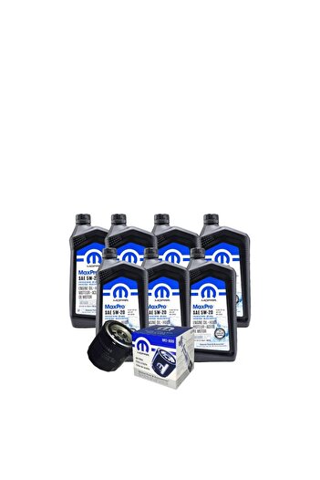 Mopar 5.7L Engine Oil and Filter Package for Dodge Chrysler Jeep 2008-2023
