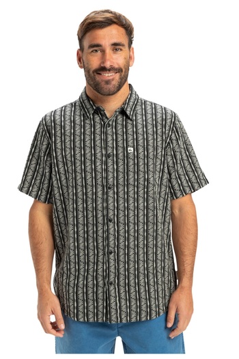Quiksilver Street Way Ss Men's Short Sleeve Organic Cotton Shirt – Colorful Eqywt04608